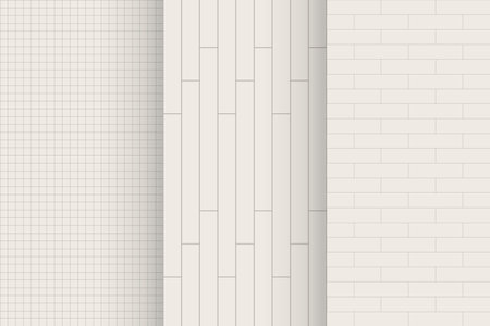 modern white color bathroom ceramic in patternのイラスト素材