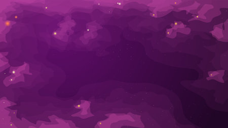 violet color gas clouds in deep space