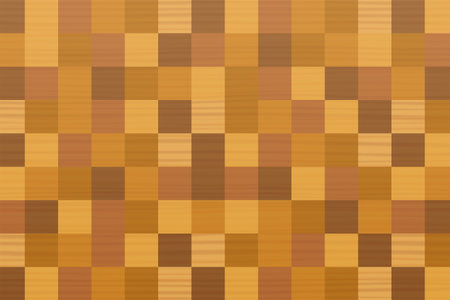 cutting board from various wooden square piecesのイラスト素材