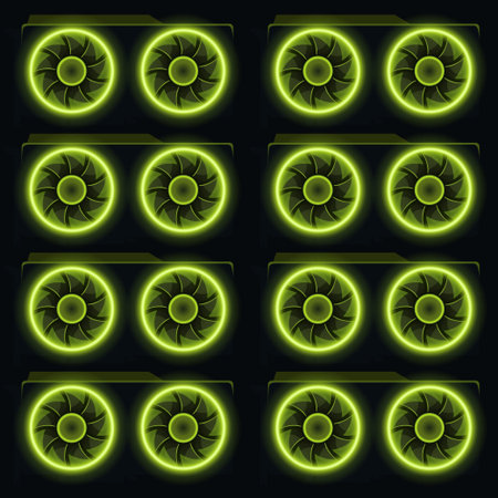 green light on gpu rig for mining