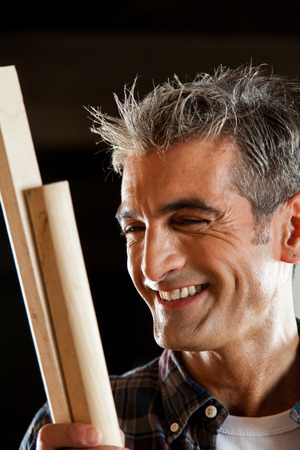 Carpenter workingの写真素材