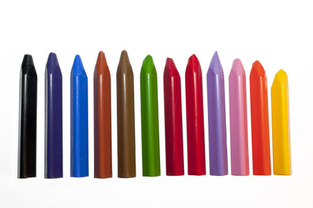 Wax crayons