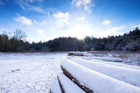 Winter landscapeの写真素材