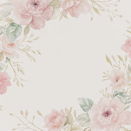 Eco grass fresh pink nature sweet leaves floral light neutralの素材