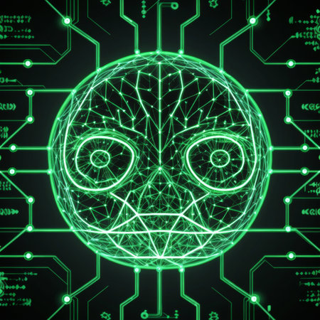 Color glowing growth leaf lush circuit forest garden natureの素材