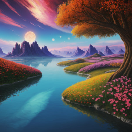 A beautiful landscape nature elegant landscape majestic mountains outdoorsの素材