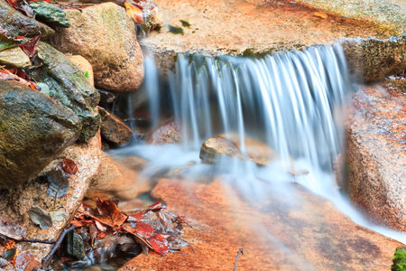Small waterfall in Retezat Mountains, Romania.