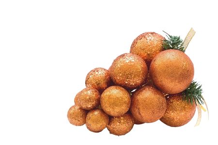 Christmas decoration isolated on white.の写真素材