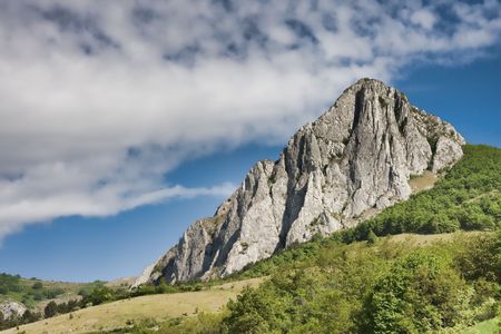 Valisoarei Gorges in spring, Romaniaの写真素材