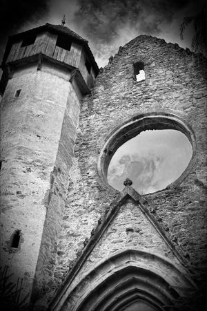 Old Cistercian Church in Carta, Romaniaの写真素材