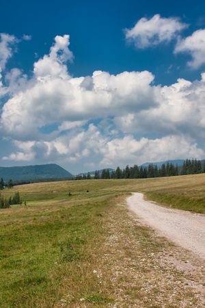 Apuseni Mountains landscape in Romaniaの写真素材