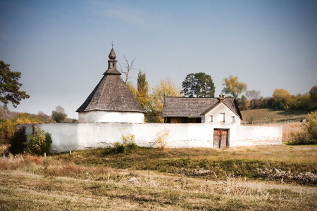 Jesus's Chapel in Odorheiu Secuiesc city, Romaniaの写真素材