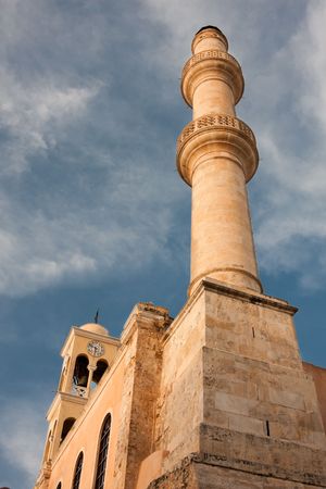 St. Nicholas Church in Chania city, Crete, Greeceの写真素材