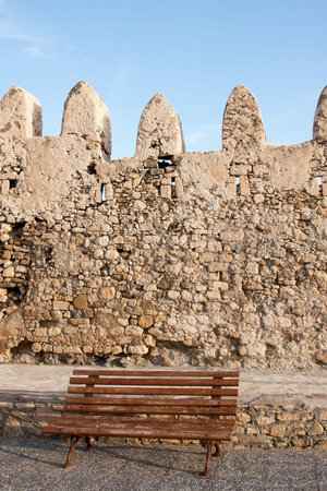 Kales Venetian Fortress in Ierapetra town, Crete, Greeceの写真素材