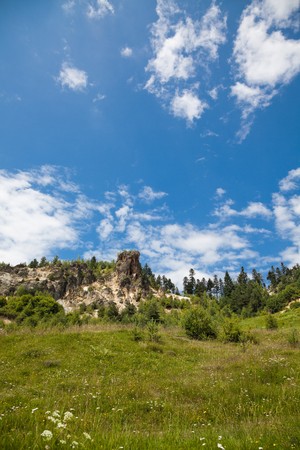 Piscul Corbului, a natural landmark in Apuseni Mountains, Romania.の写真素材