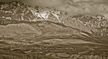 Beautiful spring landscape of the mountains of Aladaglar National Park in Turkey.の写真素材