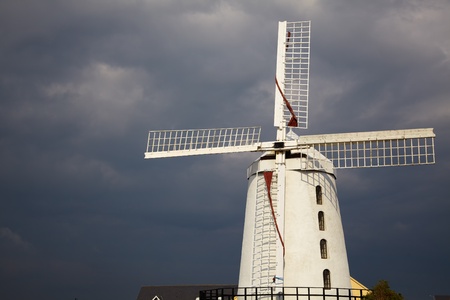 Blennerville windmill near Tralee in county Kerry, Ireland.の写真素材