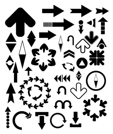 vector design elements - arrowsのイラスト素材