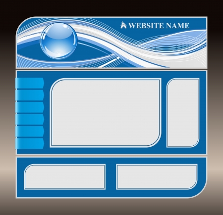 Website template - design layoutのイラスト素材