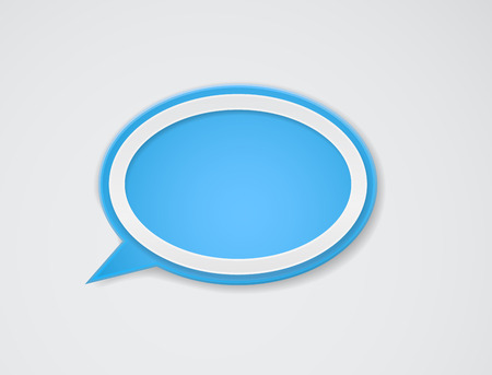 speech bubble shadow backgroundのイラスト素材