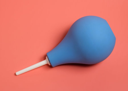 rubber medical syringe pear equipmentの写真素材