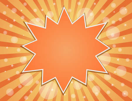 abstract background with sun rays beams and splash starの写真素材