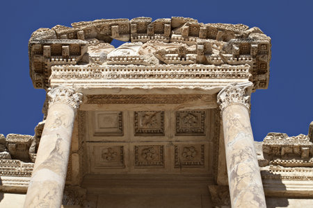 The Library of Celsus is an ancient building in Ephesus, Izmir, Turkey