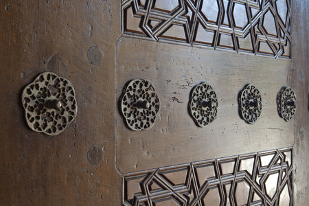 Turkey Edirne, Door patterns of Selimiye Mosque. Built By Mimar Sinan In 1575.