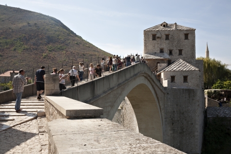 Old Bridge, Mostar, Bosnia and Herzegovinaのeditorial素材