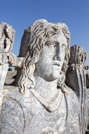 Zeus Statue in Zeus Temple, Aizanoi, Cavdarhisar, Kutahya, Turkeyの写真素材