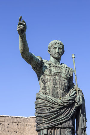 Caesar Augustus in Rome, Italyのeditorial素材