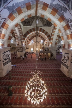 The Old Mosque Eski Cami  is an early 15th century Ottoman mosque in Edirne, Turkeyのeditorial素材