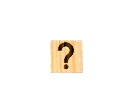 The Wooden cube on white background.の写真素材