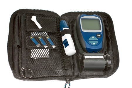 Device for measurement of glucose in the blood の写真素材