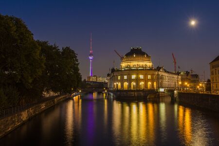 Berlin at Nightのeditorial素材