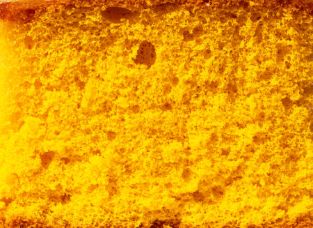 Texture of typical sponge Portuguese cake.の写真素材