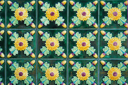 Traditional portuguese tile Azulejo