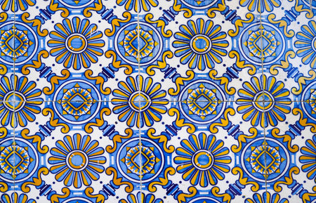 Traditional portuguese tile Azulejo