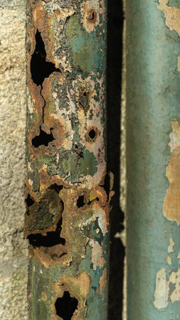 old gunge metal backgroundの写真素材