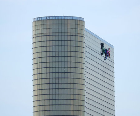 ATLANTIC CITY. NJ USA JUNE 26, 2016 The round side of the Borgata casino in Atlantic City, NJ.