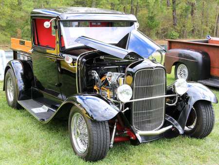 MAYS LANDING, NEW JERSEY SEPTEMBER 30, 2017  1931 model A    Ford at car show and festival.