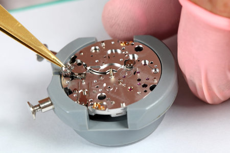 Detail from watchmakers workshop. Intentional shallow depth of field. 
