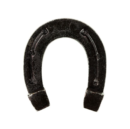 Horseshoe isolated on white background. Studio workの写真素材