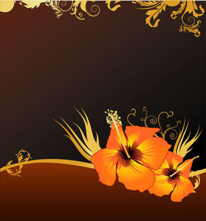 floral elegance vectorのイラスト素材