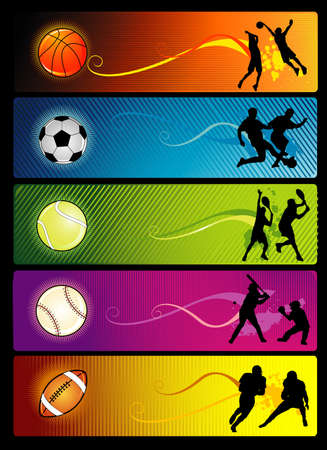 sport vector composition