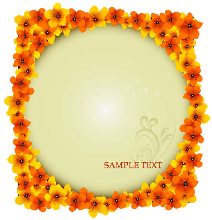 flower vector backgroundのイラスト素材