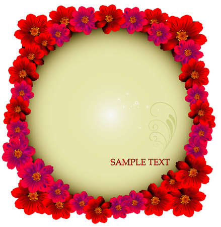 flower vector backgroundのイラスト素材