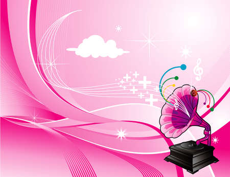 music illustrationのイラスト素材