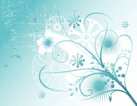 floral vector illustrationのイラスト素材