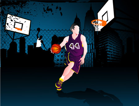 basketball vectorのイラスト素材